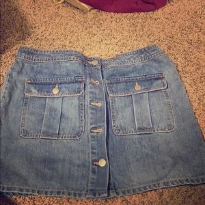Denim skirt size L
